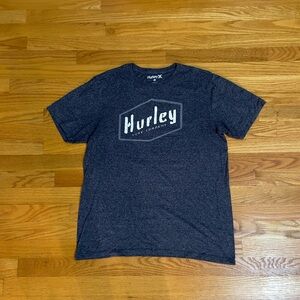 Hurley Charcoal Tee with Logo